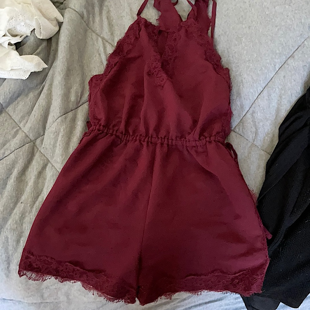 Maroon romper